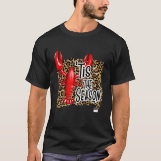 Camiseta Esta É A Época Grawfish Leopardo Mardi Gras Carniv