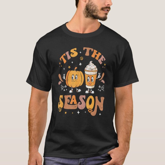 Camiseta Esta É A Época Pumpkin Spice Autumn Queda Obrigado (Frente)