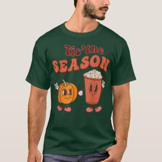Camiseta Esta É A Época Pumpkin Spice Coffee T Shirt