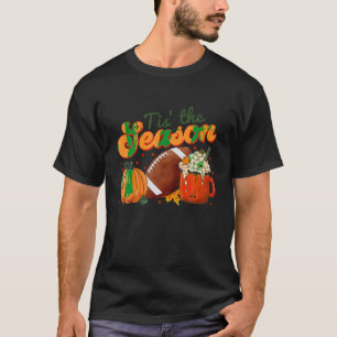 Camiseta Esta É A Época Pumpkin Spice Latte Halloween Fall