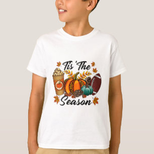 Camiseta Esta É A Época Pumpkin Spice Pegbyll Fall Folhas