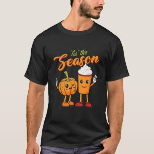 Camiseta Esta É A Época Pumpkin Spice Retro Fall Vibes Aut