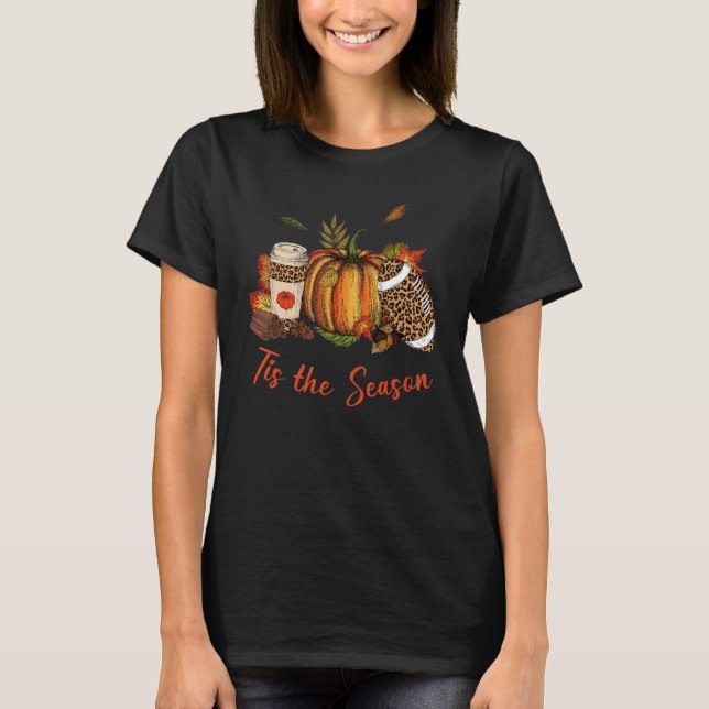 Camiseta Esta É A Época Que O Futebol De Leopard Pumpkin Ca (Frente)