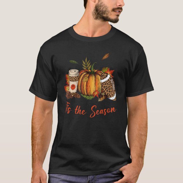 Camiseta Esta É A Época Que O Futebol De Leopard Pumpkin Ca (Frente)