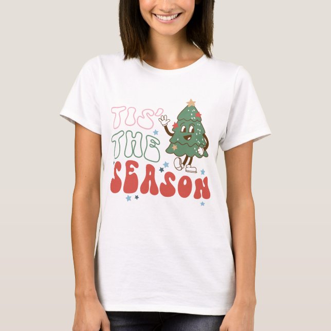 Camiseta Esta É A Época Retro Natal (Frente)
