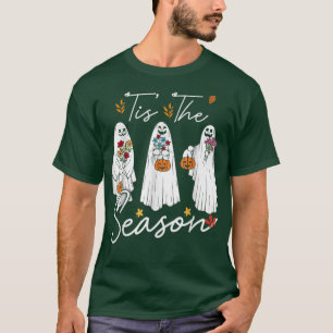 Camiseta Esta É A Época Spooky Engraçado Fantasma Halloween