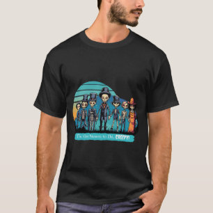 Camiseta Esta é a estação a ser assustadora - Tripulação Mo