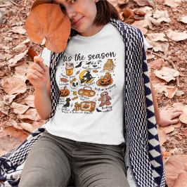 Camiseta "Esta é a estação do Halloween Spooky