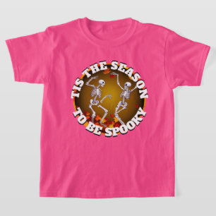 Camiseta Esta é a estação feliz Skeletons