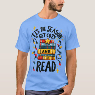 Camiseta Esta é a estação para ficar aconchegante e ler