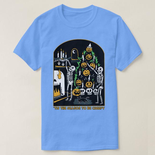 Camiseta Esta é a estação para ser assustadora (Frente do Design)