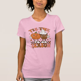 Camiseta Esta é a estação | Pumpkin Spice | Groovy Retro