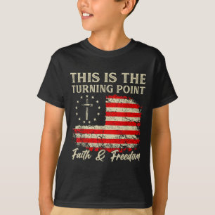 Camiseta Esta É A Fé Cristã Patriótica Em Transformação