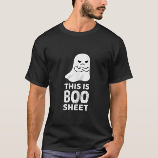 Camiseta Esta é a festinha de uma festa de fantasma preguiç