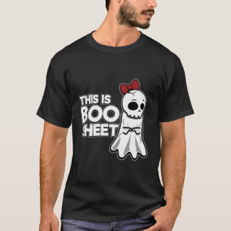Camiseta Esta É A Folha De Boo Desaprovando O Halloween Eng