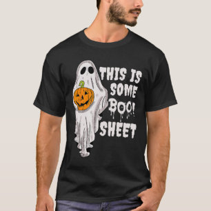 Camiseta Esta É A Folha De Boo Ghost Retro Halloween Costum