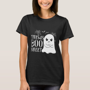 Camiseta Esta É A Folha De Boo Ghost Retro Halloween Figuru