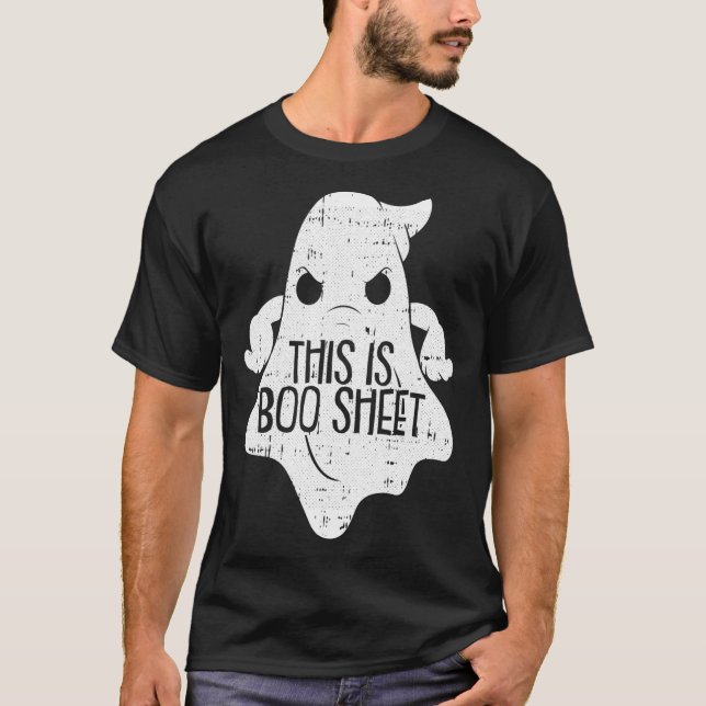 Camiseta Esta É A Folha De Boo Lpreguiçosa De Halloween Fod (Frente)