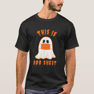 Camiseta Esta É A Máscara Ghost Do Dia de as Bruxas engra