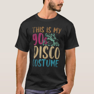 Camiseta Esta é a minha 90s Disco Costume Party Music Retro