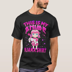 Camiseta Esta É A Minha Animação Pajama Mulheres Otaku P