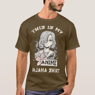 Camiseta Esta É A Minha Anime Pajama Mulheres Otaku Pajamas