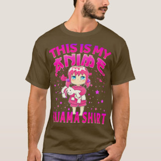 Camiseta Esta É A Minha Anime Pajama Mulheres Otaku Pajamas