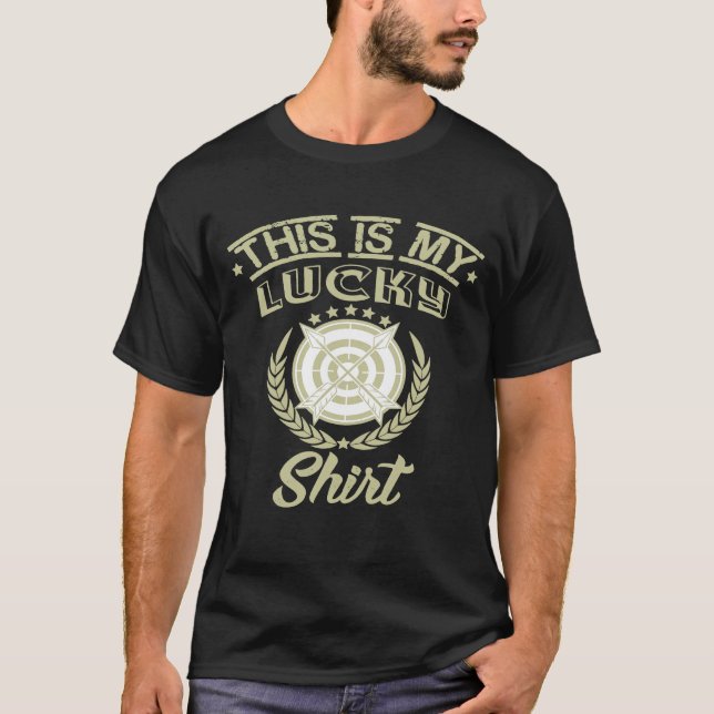 Camiseta Esta É A Minha Arqueia De Sorte Engraçada (Frente)