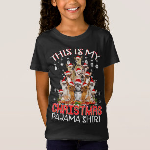 Camiseta Esta É A Minha Árvore De Papais noeis De Natal Do 