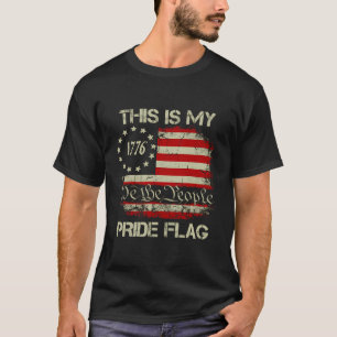 Camiseta Esta É A Minha Bandeira Do Orgulho Usa Americana E