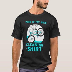 Camiseta Esta É A Minha Bicicleta De Lavagem De Bicicleta