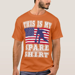 Camiseta Esta é a minha Boliche de 10 pinos ou Strike B