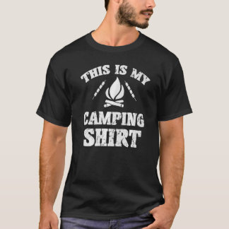 Camiseta Esta É A Minha Campanha De Acampamento