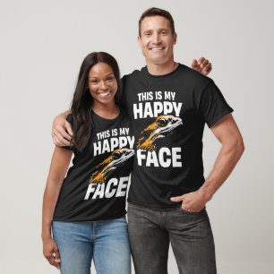 Camiseta Esta é a minha cara feliz