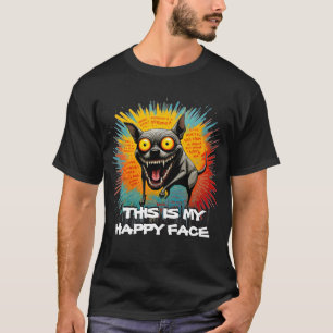 Camiseta Esta é a minha cara feliz
