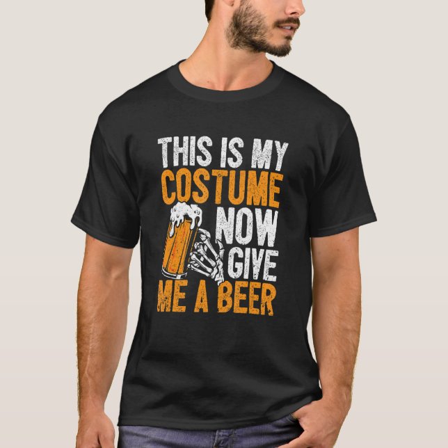 Camiseta Esta É A Minha Costuma Dar-Me Uma Cerveja De Hallo (Frente)
