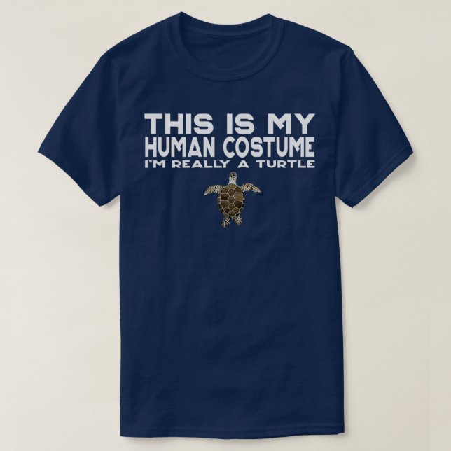 Camiseta Esta É A Minha Costuma Humana Eu Sou Realmente Uma (Frente do Design)