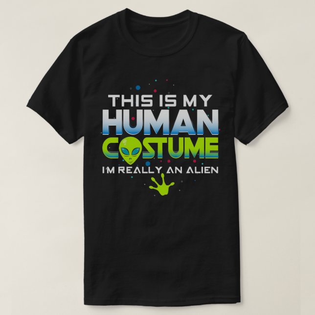 Camiseta Esta É A Minha Costuma Humana Que Sou Muito Divert (Frente do Design)