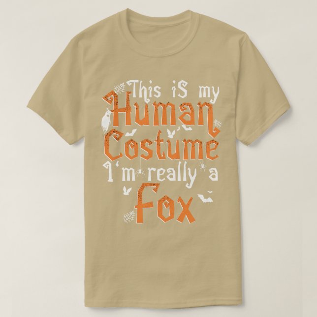 Camiseta Esta É A Minha Costuma Humana. Sou Realmente Um Di (Frente do Design)