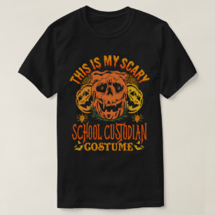 Camiseta Esta É A Minha Costume Assustadora De Escolas