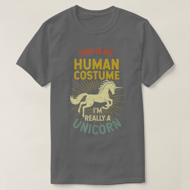 Camiseta Esta É A Minha Costume Humana Eu Sou Realmente Um  (Frente do Design)