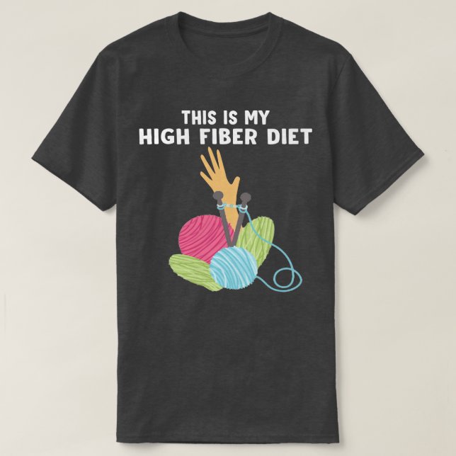 CAMISETA ESTA É A MINHA DIETA DE FIBRA. (Frente do Design)
