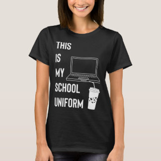 Camiseta Esta É A Minha Escola De Aprendizagem Remota Unifo