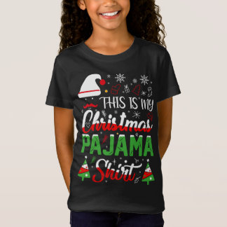 Camiseta Esta É A Minha Família Pajama De Natal
