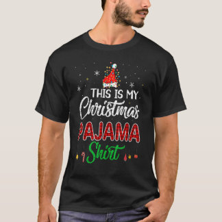 Camiseta Esta É A Minha Família Pajama De Natal A Matar Xma