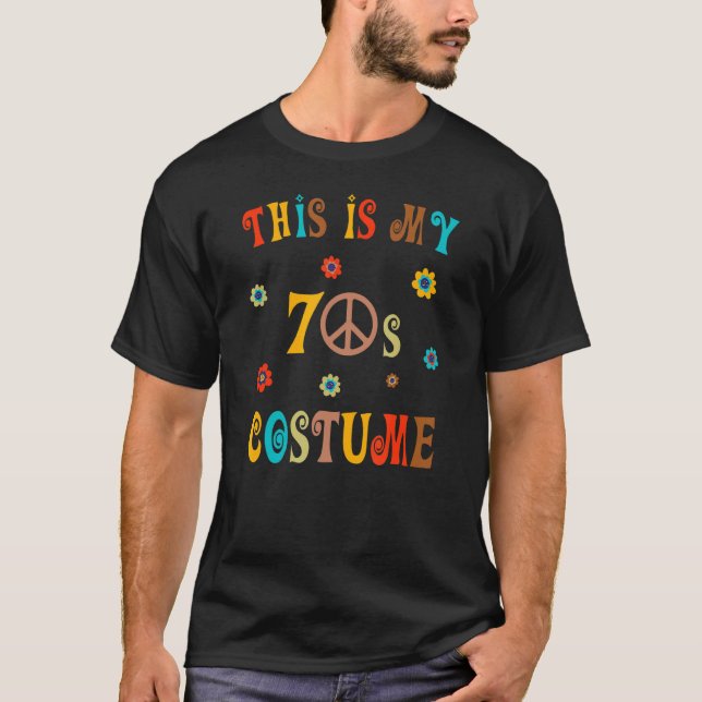 Camiseta Esta é a minha fantasia 4 dos 70 (Frente)