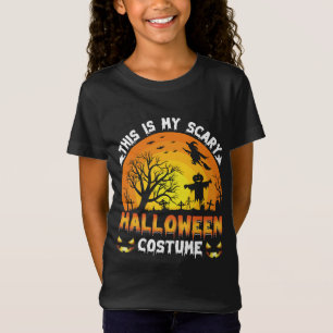 Camiseta esta é a minha fantasia assustadora de Halloween