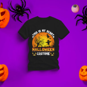 Camiseta esta é a minha fantasia assustadora de Halloween