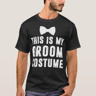Camiseta Esta É A Minha Fantasia De Casamento Engraçada.