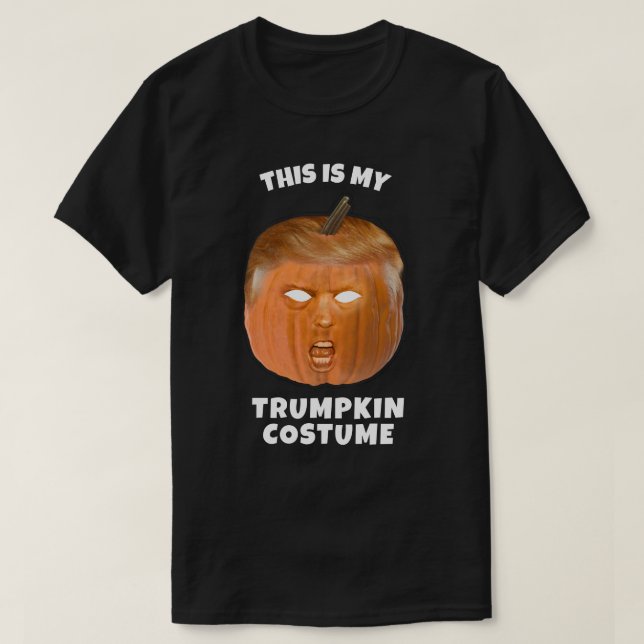 Camiseta Esta é a minha fantasia de Donald Trumpkin (Frente do Design)